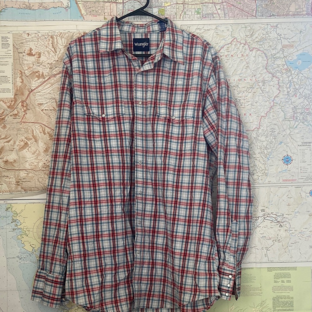 Wrangler XLT Pearl Snap Western Shirt